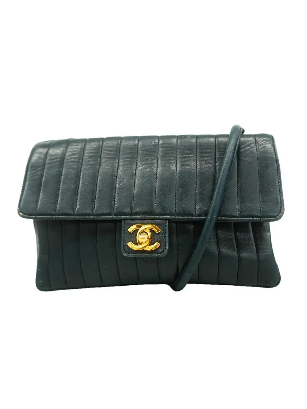 Chanel Vintage Cc Chain Flap Bag #343150C30B